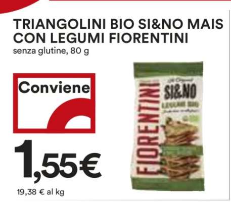 TRIANGOLINI BIO SI&NO MAIS CON LEGUMI FIORENTINI