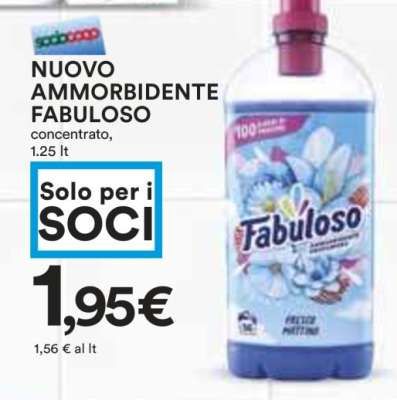 NUOVO AMMORBIDENTE FABULOSO
