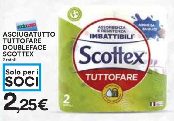 ASCIUGATUTTO TUTTOFARE DOUBLEFACE SCOTTEX