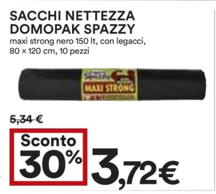SACCHI NETTEZZA DOMOPAK SPAZZY