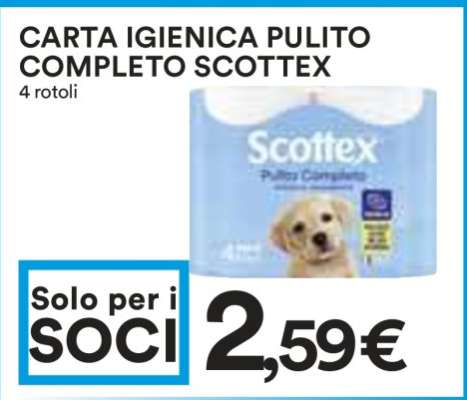 Carta Igienica Pulito Completo Scottex