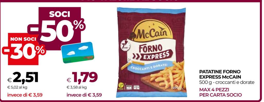 PATATINE FORNO EXPRESS McCAIN