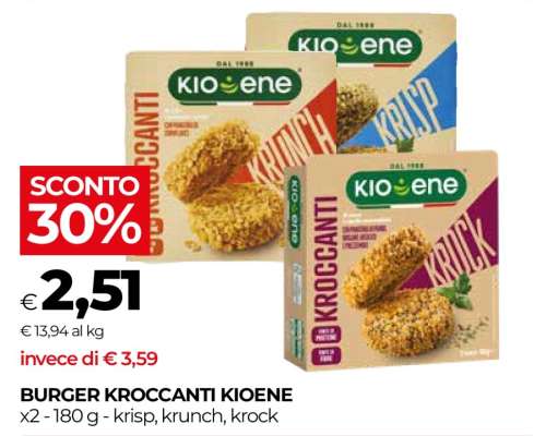 BURGER KROCCANTI KIOENE