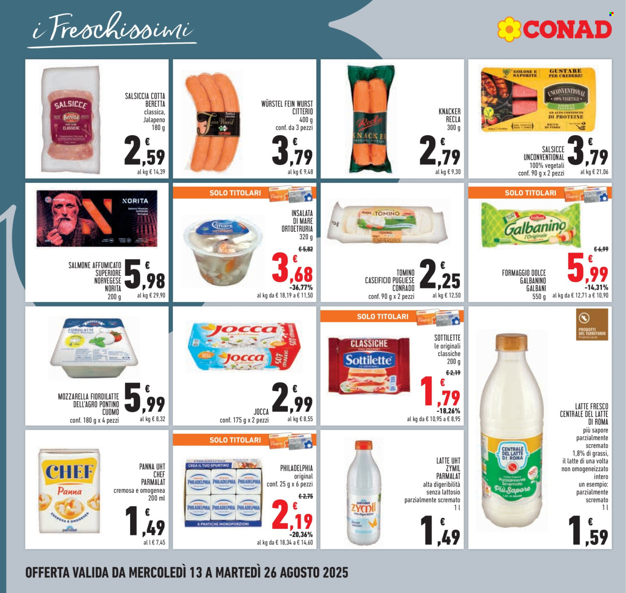 Volantino Conad - 13/8/2025 - 26/8/2025. Pagina 8
