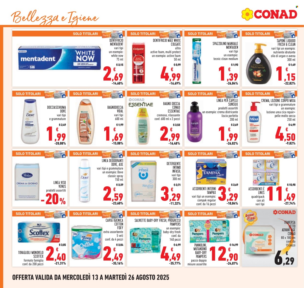 Volantino Conad - 13/8/2025 - 26/8/2025. Pagina 20