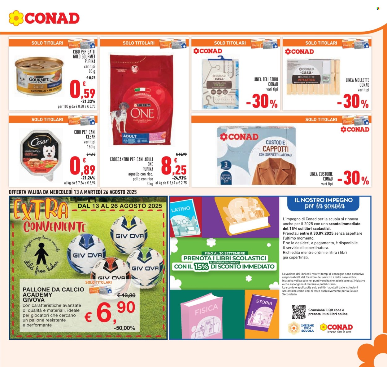 Volantino Conad - 13/8/2025 - 26/8/2025. Pagina 21