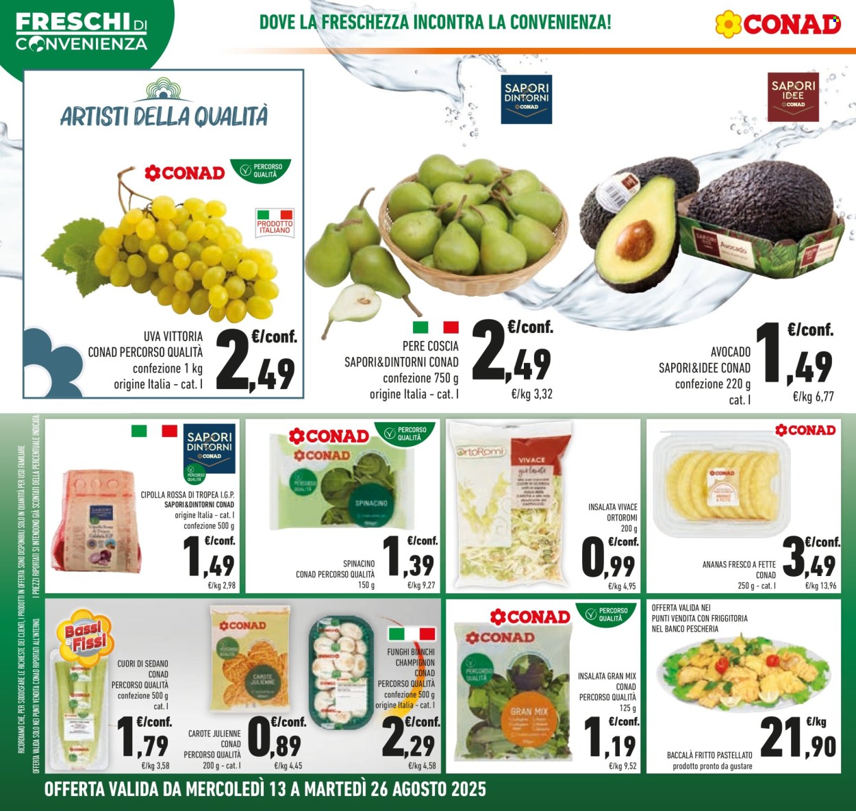 Volantino Conad - 13/8/2025 - 26/8/2025. Pagina 4