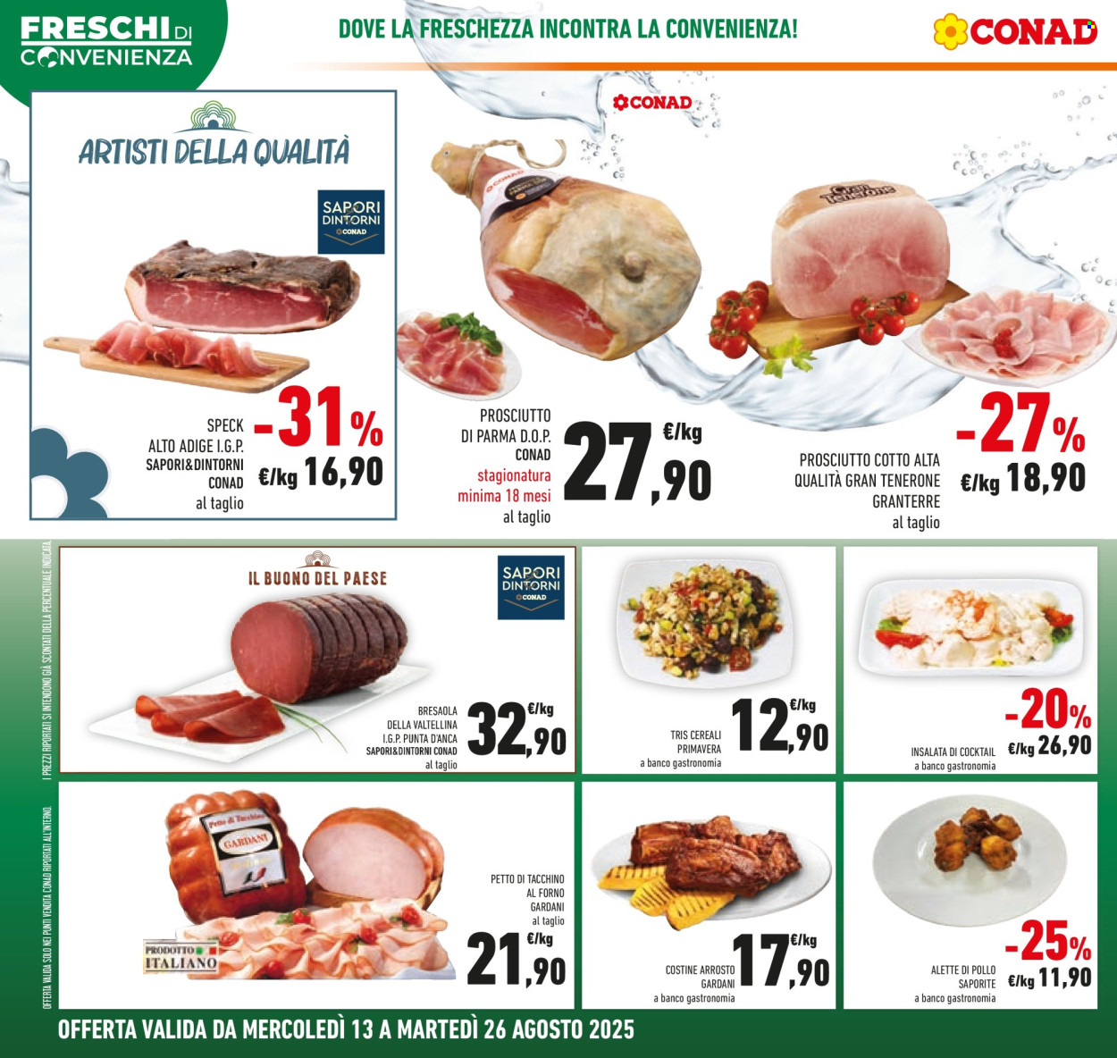 Volantino Conad - 13/8/2025 - 26/8/2025. Pagina 10