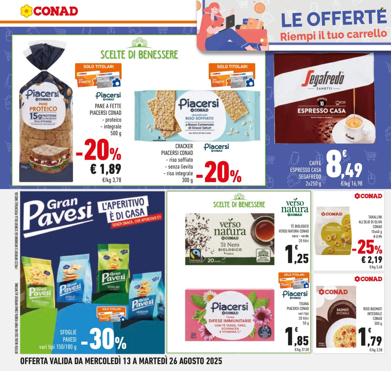 Volantino Conad - 13/8/2025 - 26/8/2025. Pagina 24
