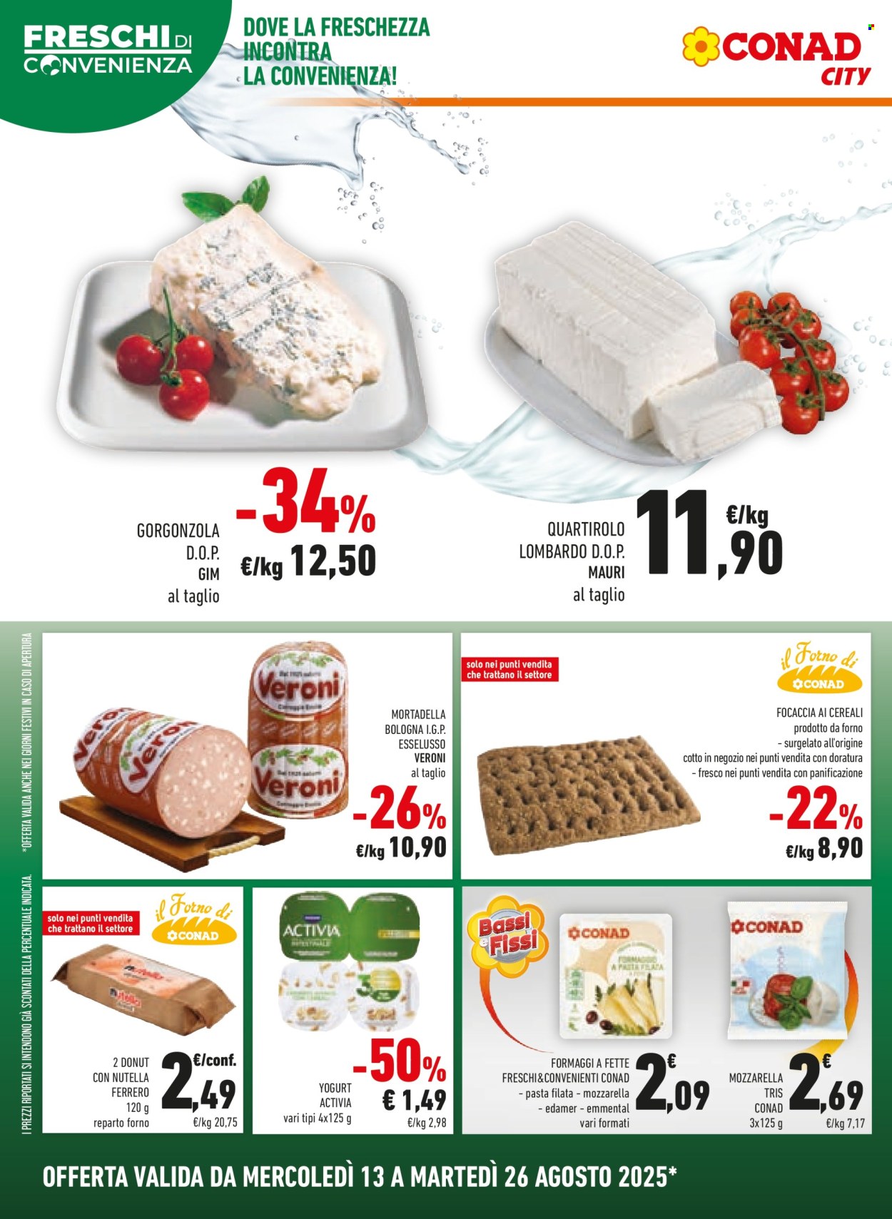 Volantino Conad - 13/8/2025 - 26/8/2025. Pagina 6