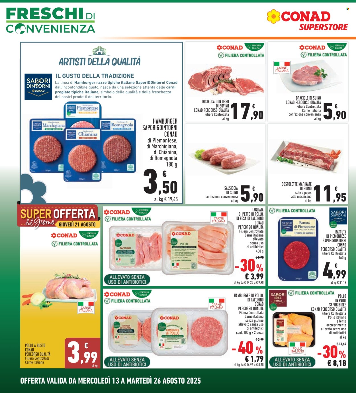 Volantino Conad - 13/8/2025 - 26/8/2025. Pagina 2