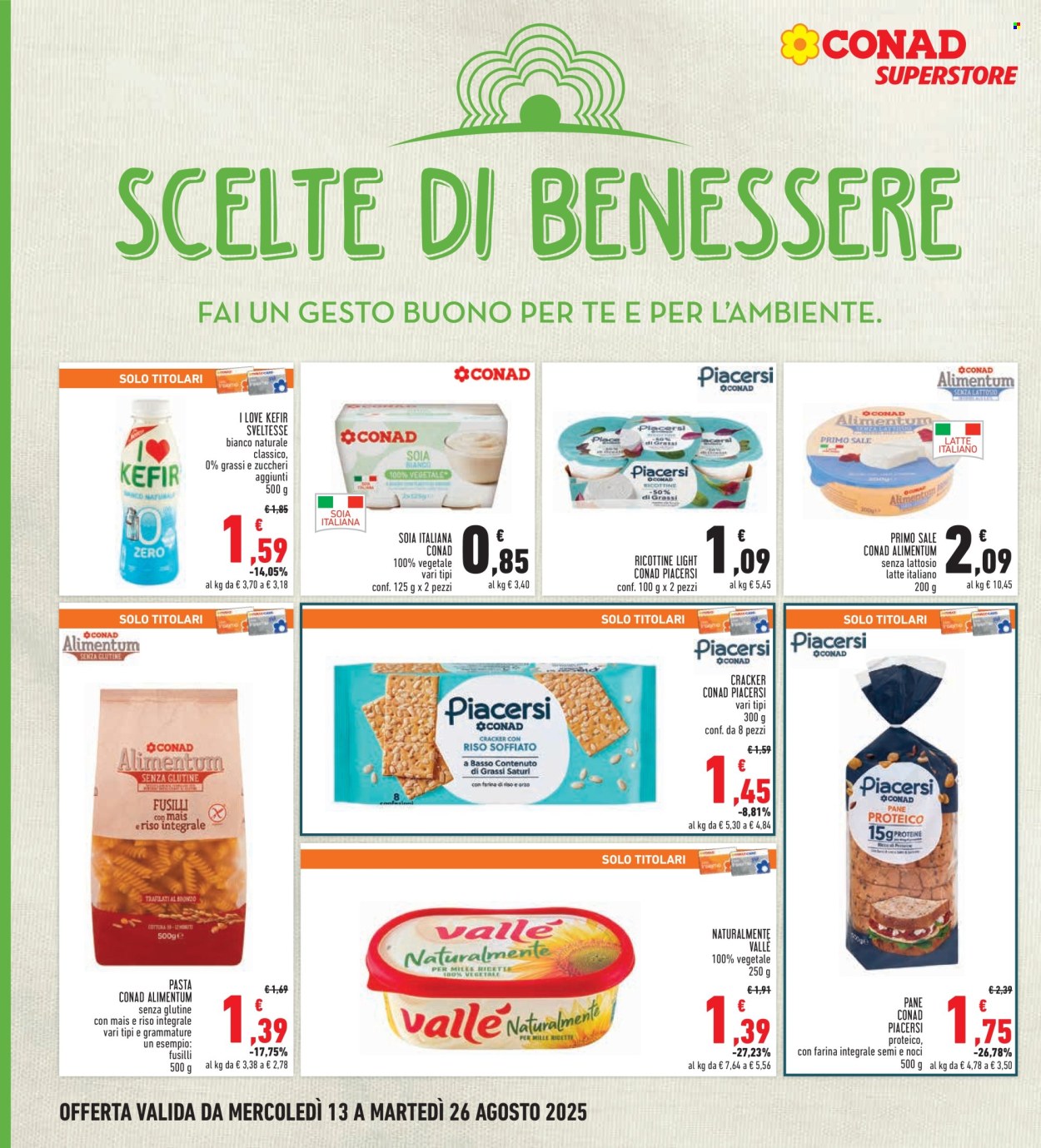 Volantino Conad - 13/8/2025 - 26/8/2025. Pagina 10