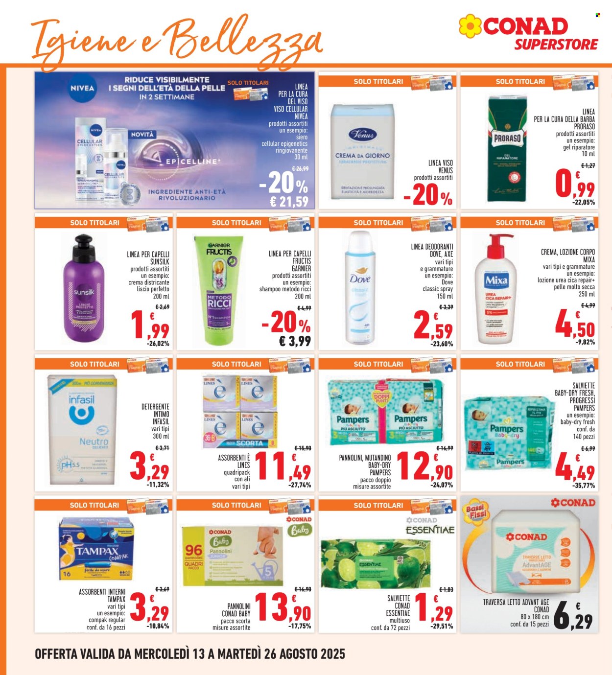 Volantino Conad - 13/8/2025 - 26/8/2025. Pagina 24