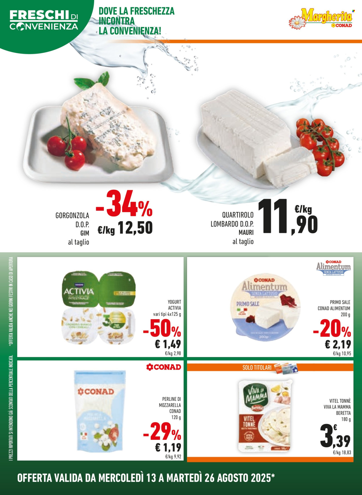 Volantino Margherita Conad - 13/8/2025 - 26/8/2025. Pagina 6