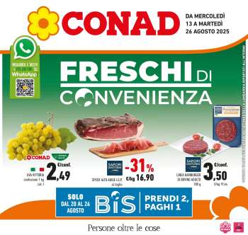 Volantino Conad - 13/8/2025 - 26/8/2025.