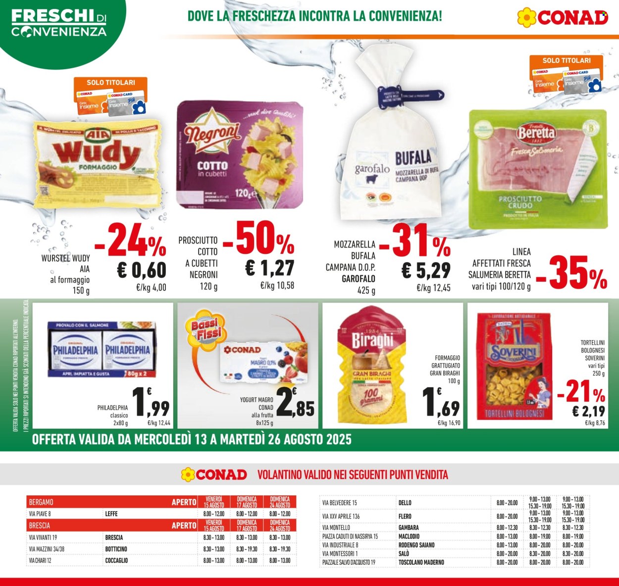 Volantino Conad - 13/8/2025 - 26/8/2025. Pagina 12