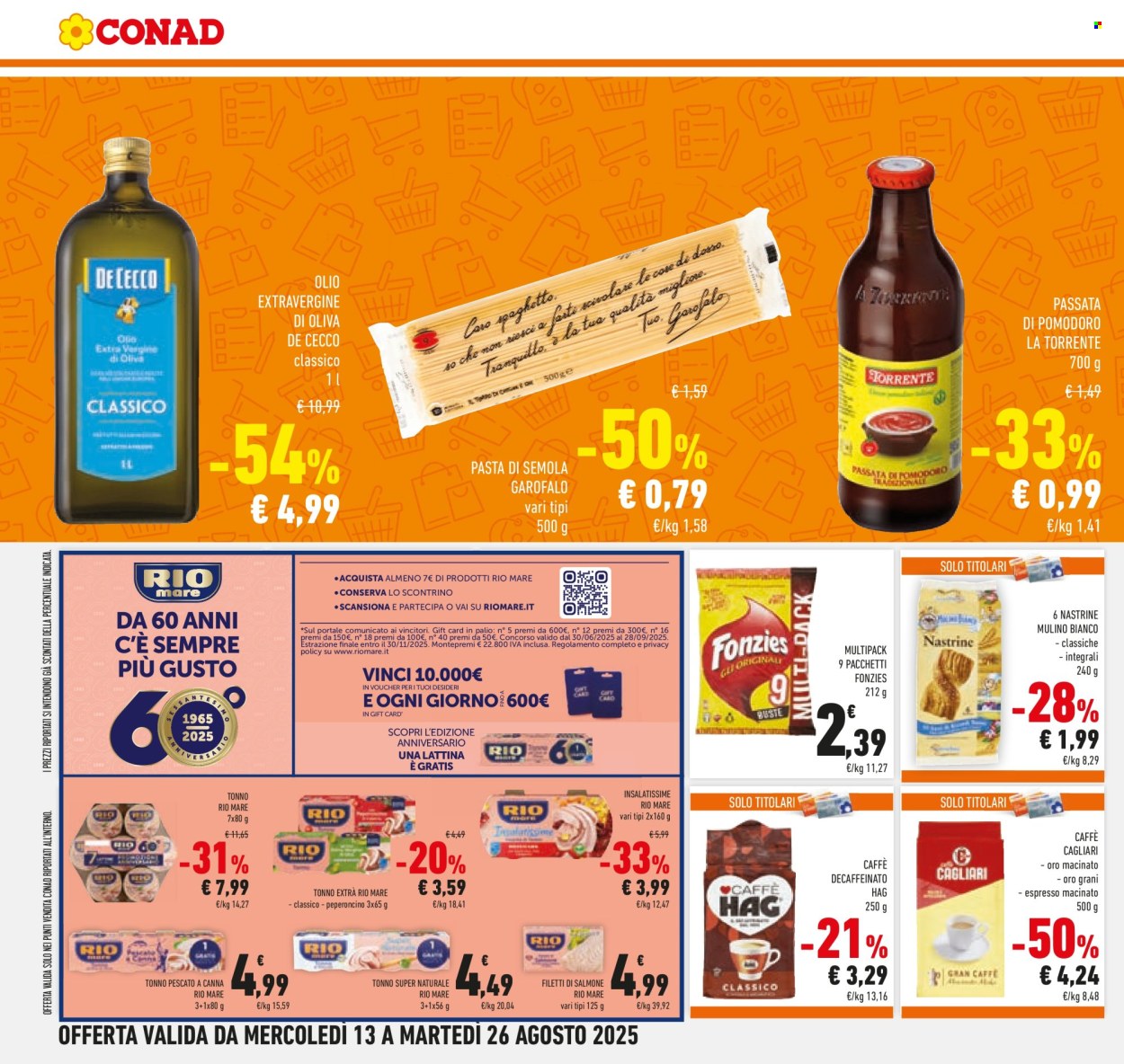 Volantino Conad - 13/8/2025 - 26/8/2025. Pagina 16