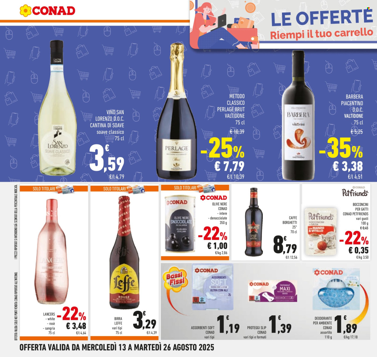 Volantino Conad - 13/8/2025 - 26/8/2025. Pagina 26
