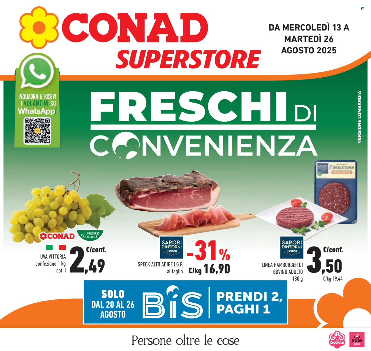 Volantino Conad Superstore - 13/8/2025 - 26/8/2025. Pagina 1
