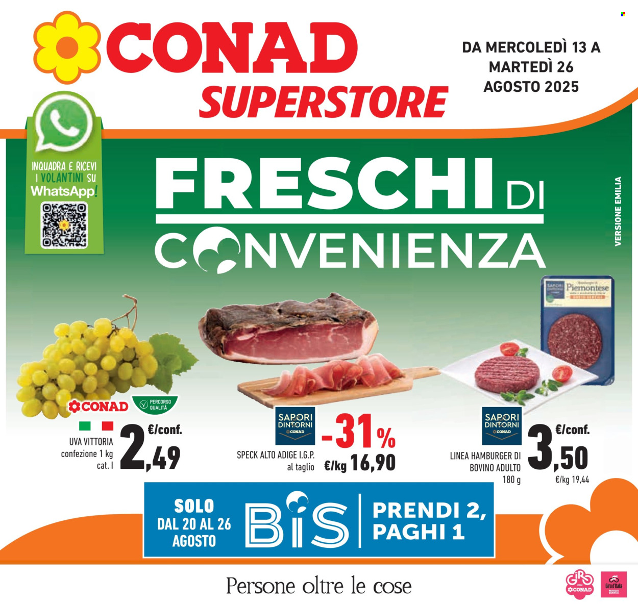Volantino Conad Superstore - 13/8/2025 - 26/8/2025. Pagina 1