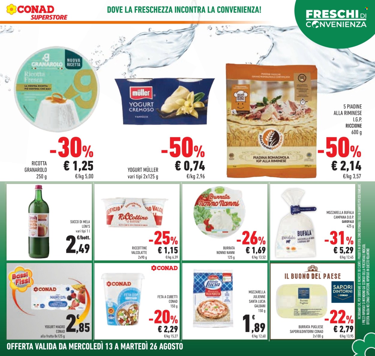 Volantino Conad Superstore - 13/8/2025 - 26/8/2025. Pagina 13