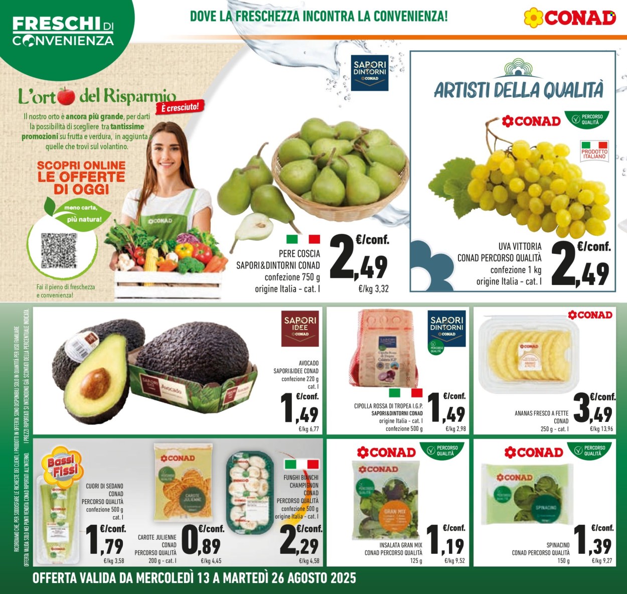 Volantino Conad - 13/8/2025 - 26/8/2025. Pagina 2