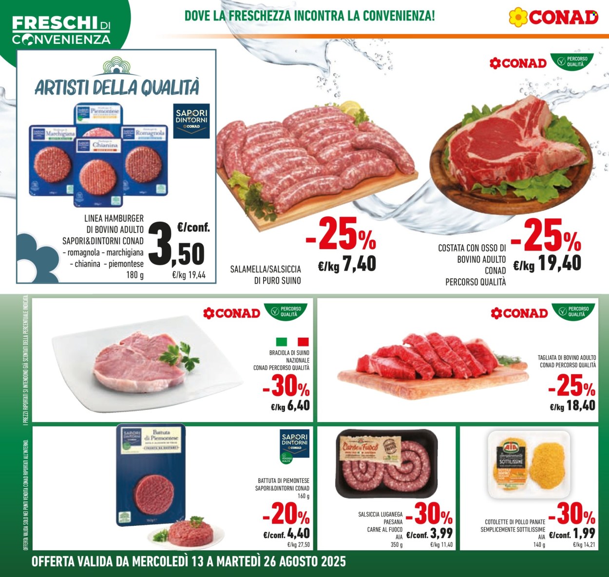 Volantino Conad - 13/8/2025 - 26/8/2025. Pagina 4
