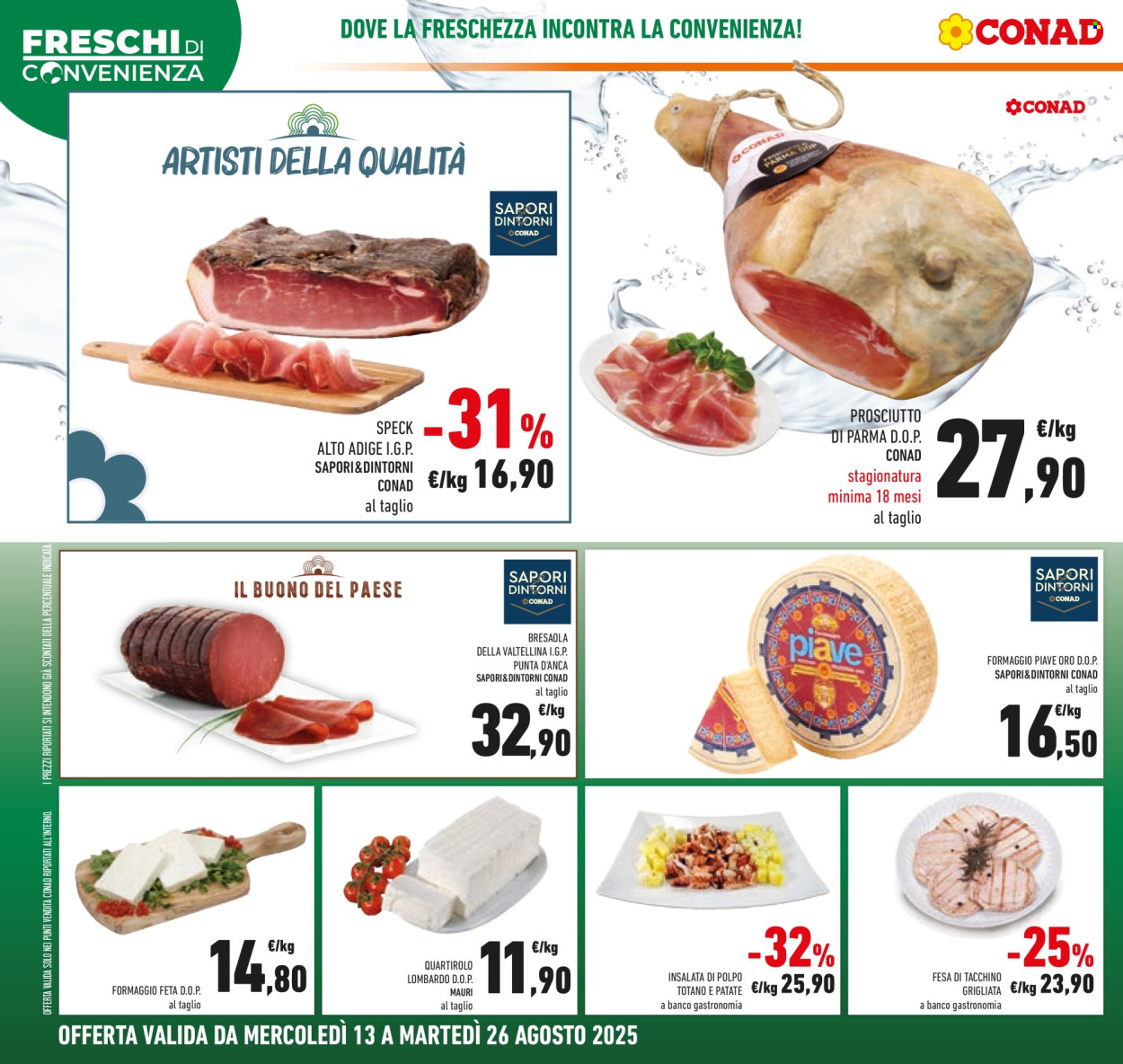 Volantino Conad - 13/8/2025 - 26/8/2025. Pagina 6