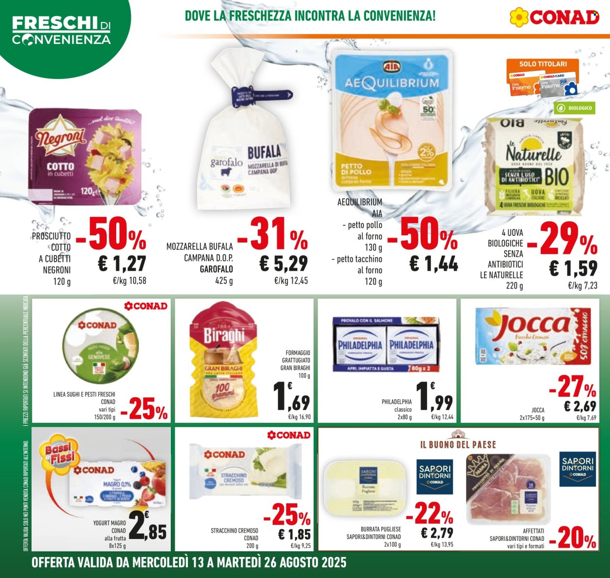 Volantino Conad - 13/8/2025 - 26/8/2025. Pagina 8
