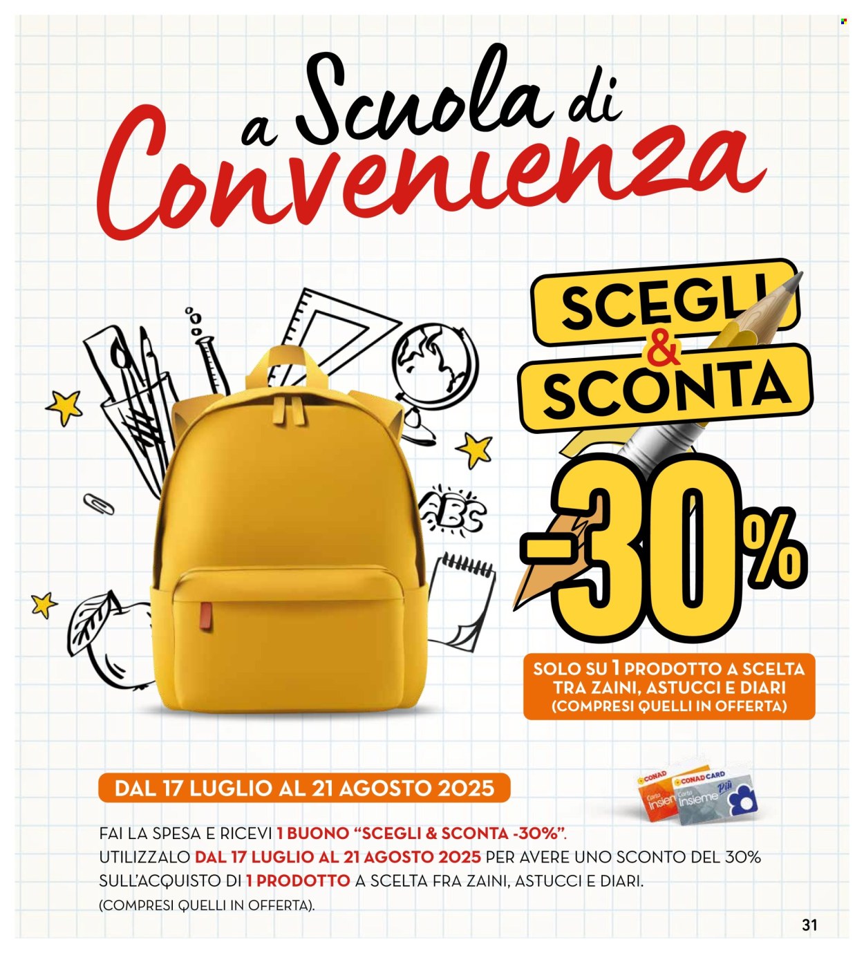 Volantino Spazio Conad - 12/8/2025 - 25/8/2025. Pagina 31