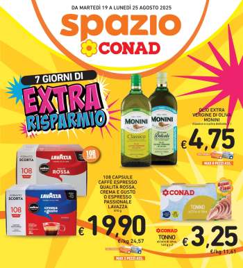 Volantino Spazio Conad - 19/8/2025 - 25/8/2025.