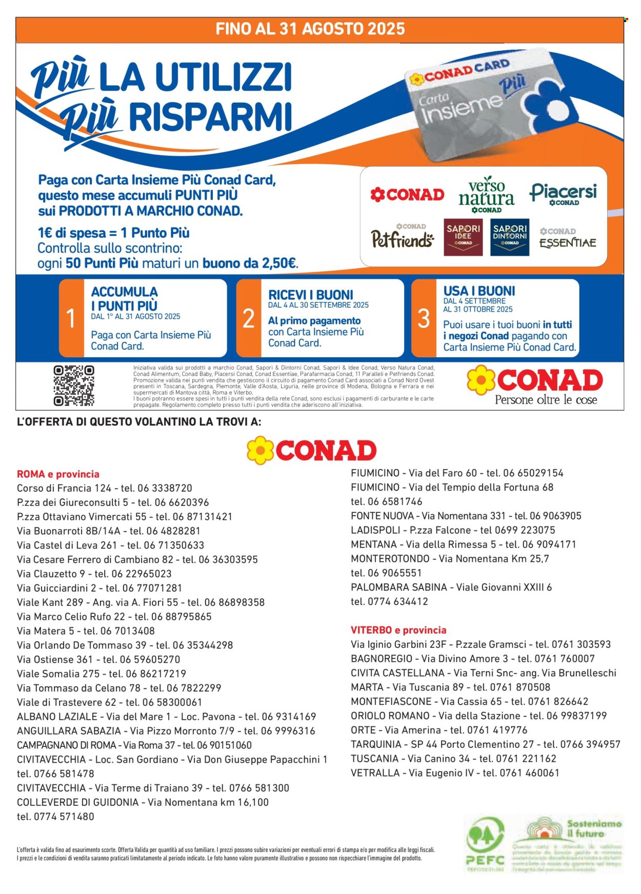 Volantino Conad - 13/8/2025 - 9/9/2025. Pagina 12