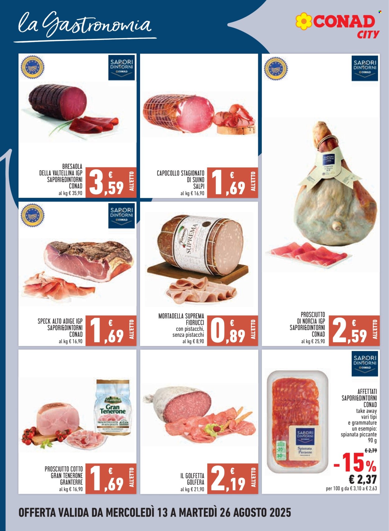 Volantino Conad - 13/8/2025 - 26/8/2025. Pagina 6
