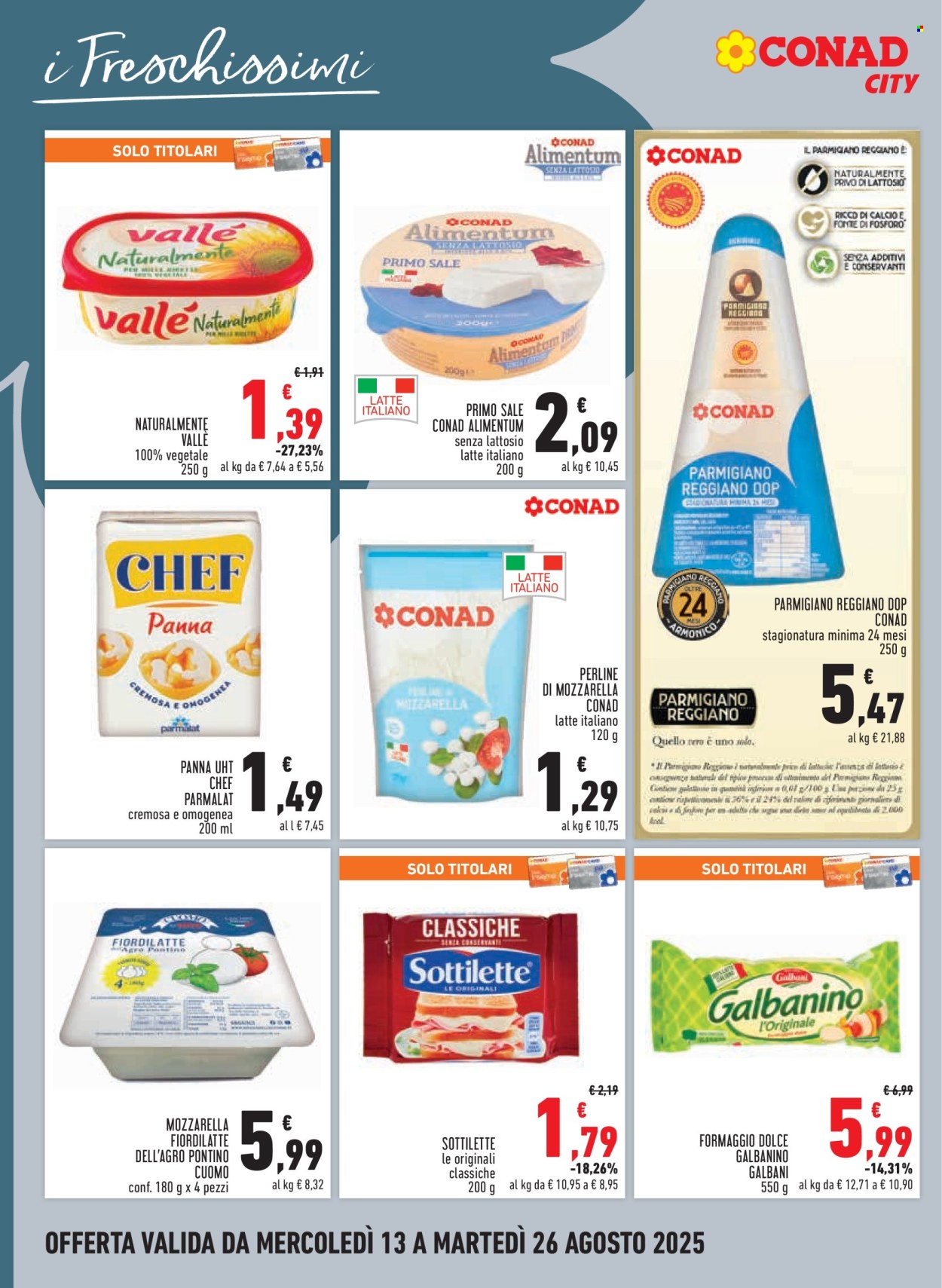 Volantino Conad - 13/8/2025 - 26/8/2025. Pagina 8