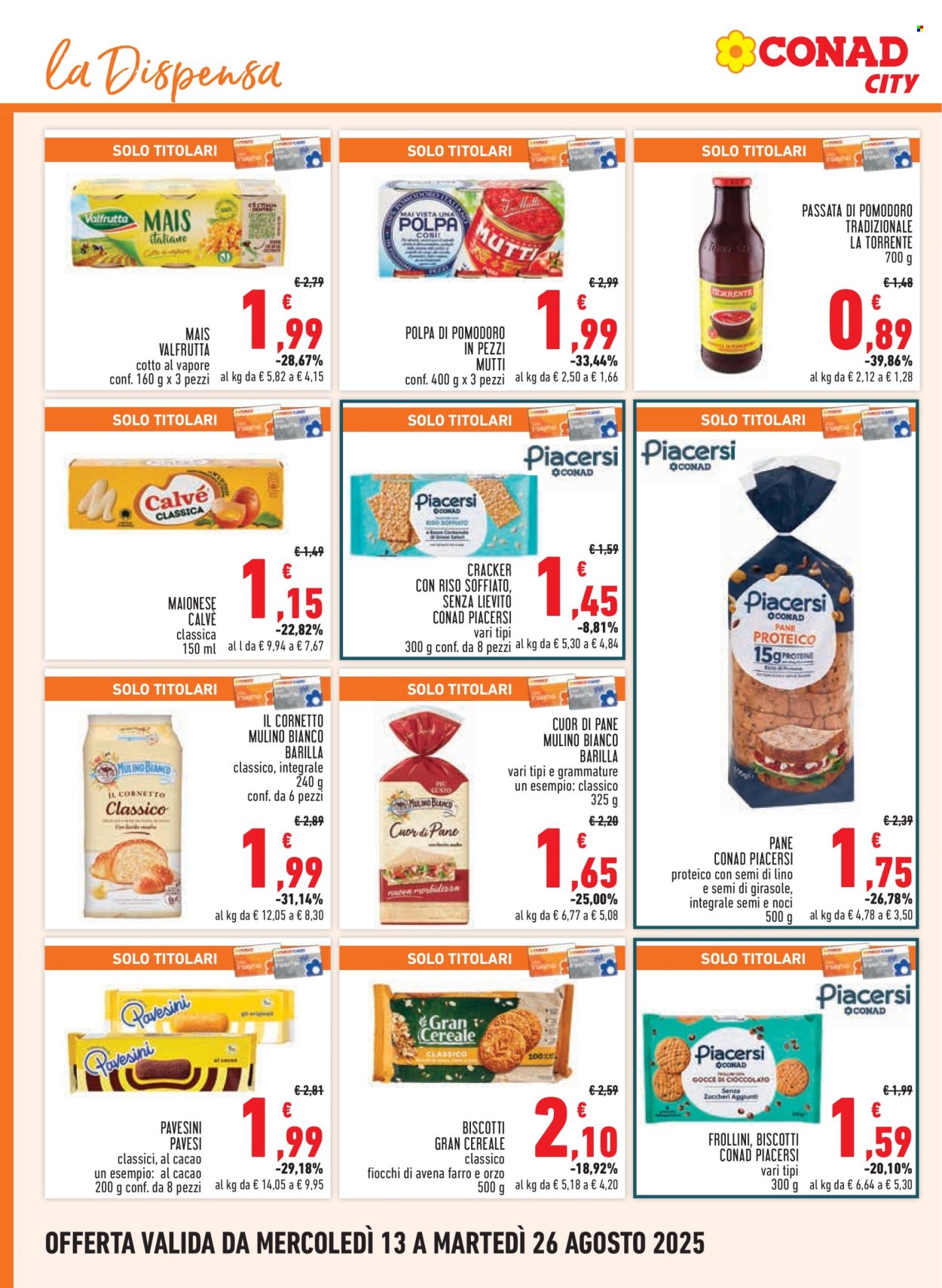Volantino Conad - 13/8/2025 - 26/8/2025. Pagina 12