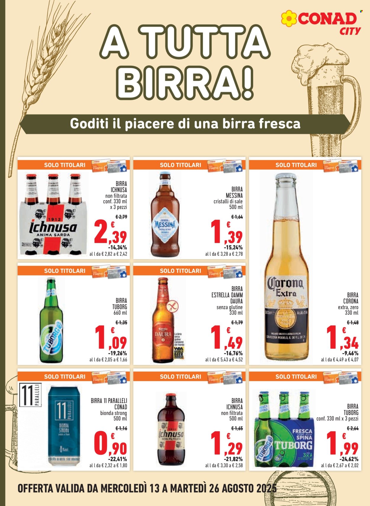 Volantino Conad - 13/8/2025 - 26/8/2025. Pagina 14