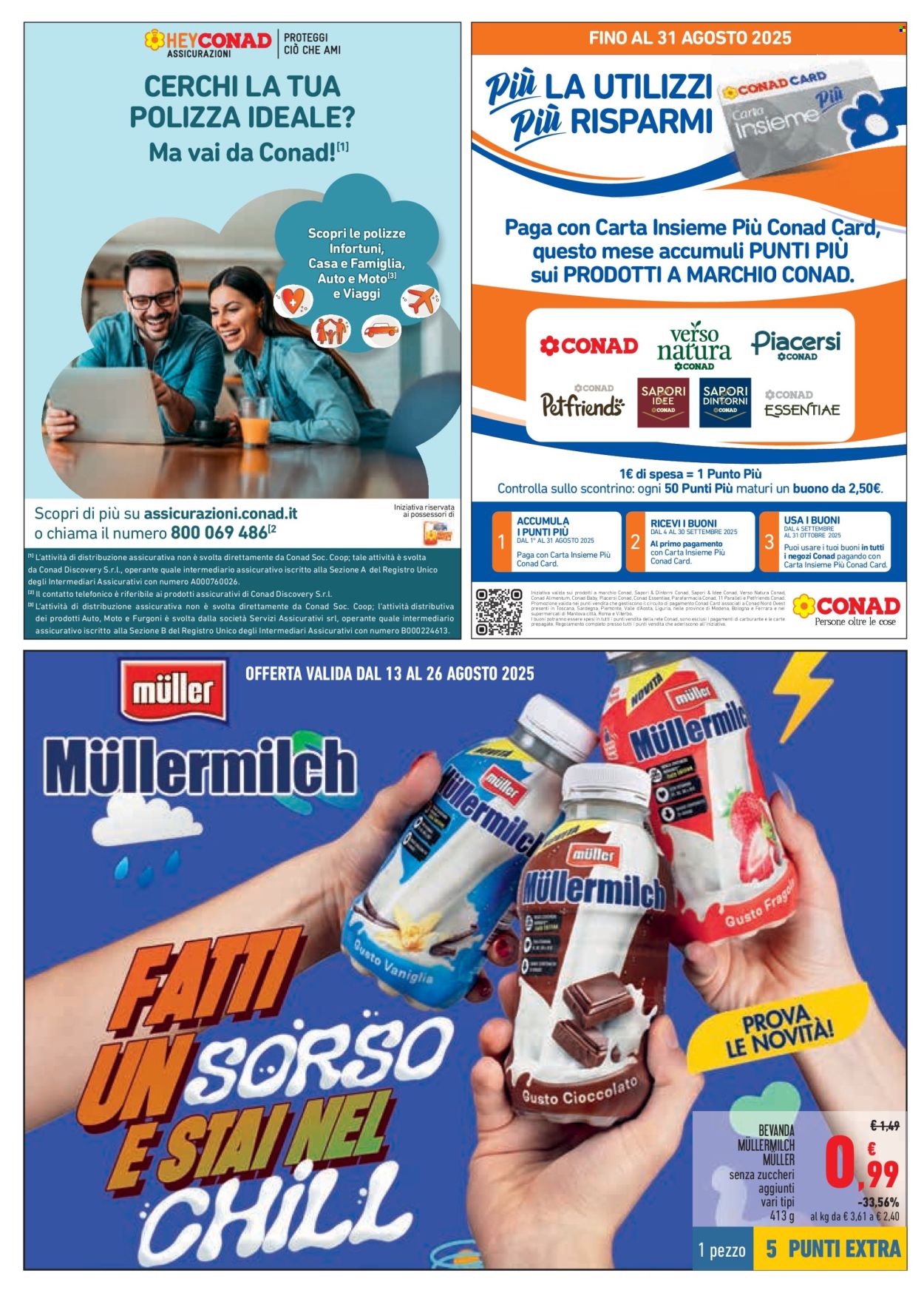 Volantino Conad - 13/8/2025 - 9/9/2025. Pagina 3