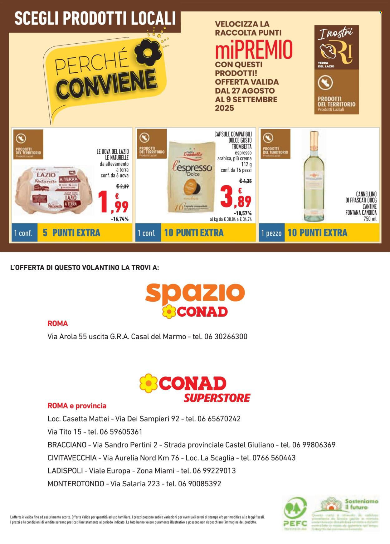 Volantino Conad - 13/8/2025 - 9/9/2025. Pagina 16