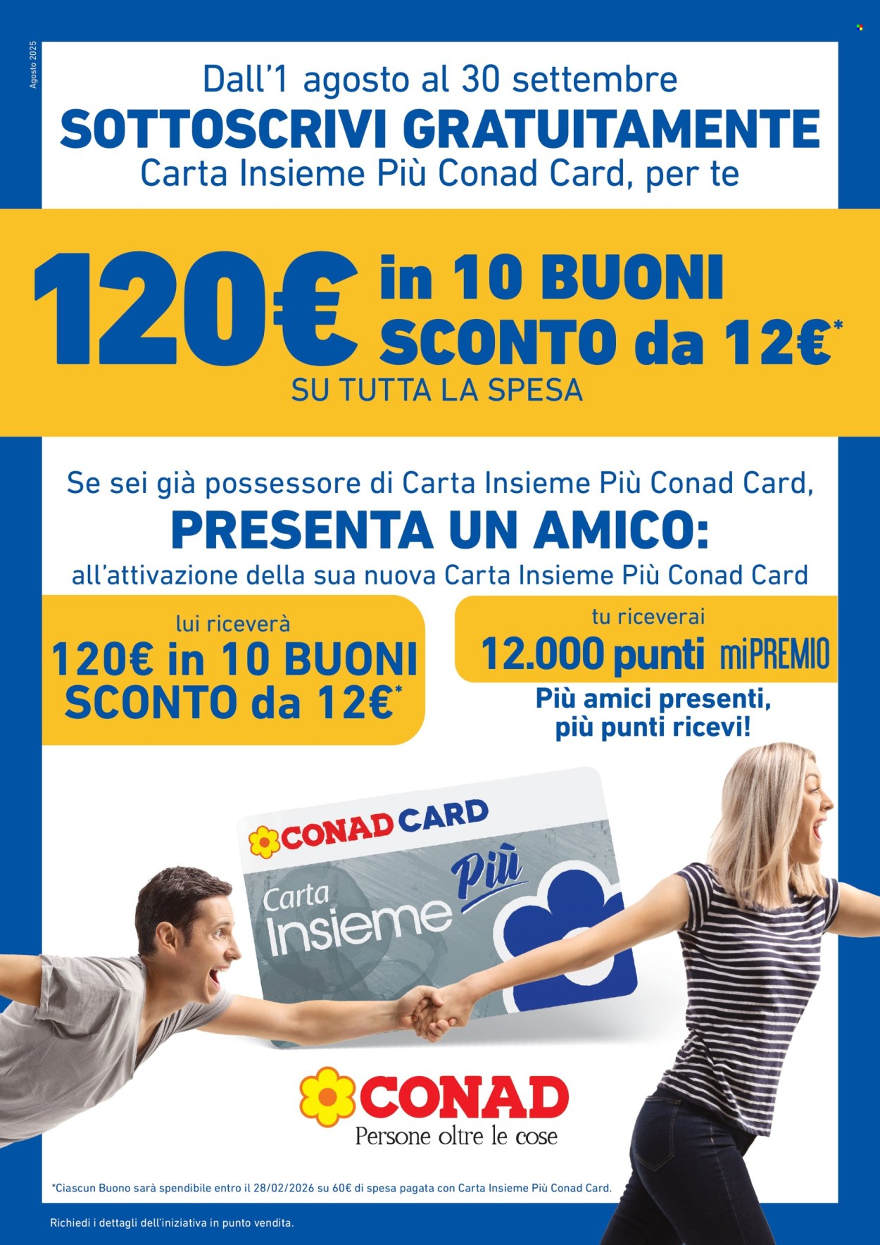 Volantino Conad - 1/8/2025 - 30/9/2025. Pagina 1