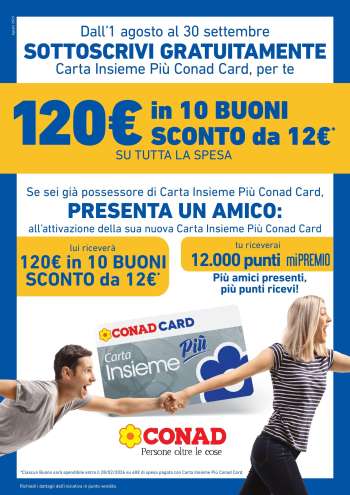 Volantino Conad - 1/8/2025 - 30/9/2025.