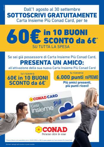 Volantino Conad - 1/8/2025 - 30/9/2025.