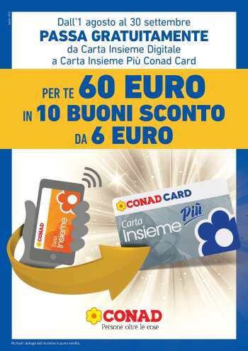 Volantino Conad - 1/8/2025 - 30/9/2025.