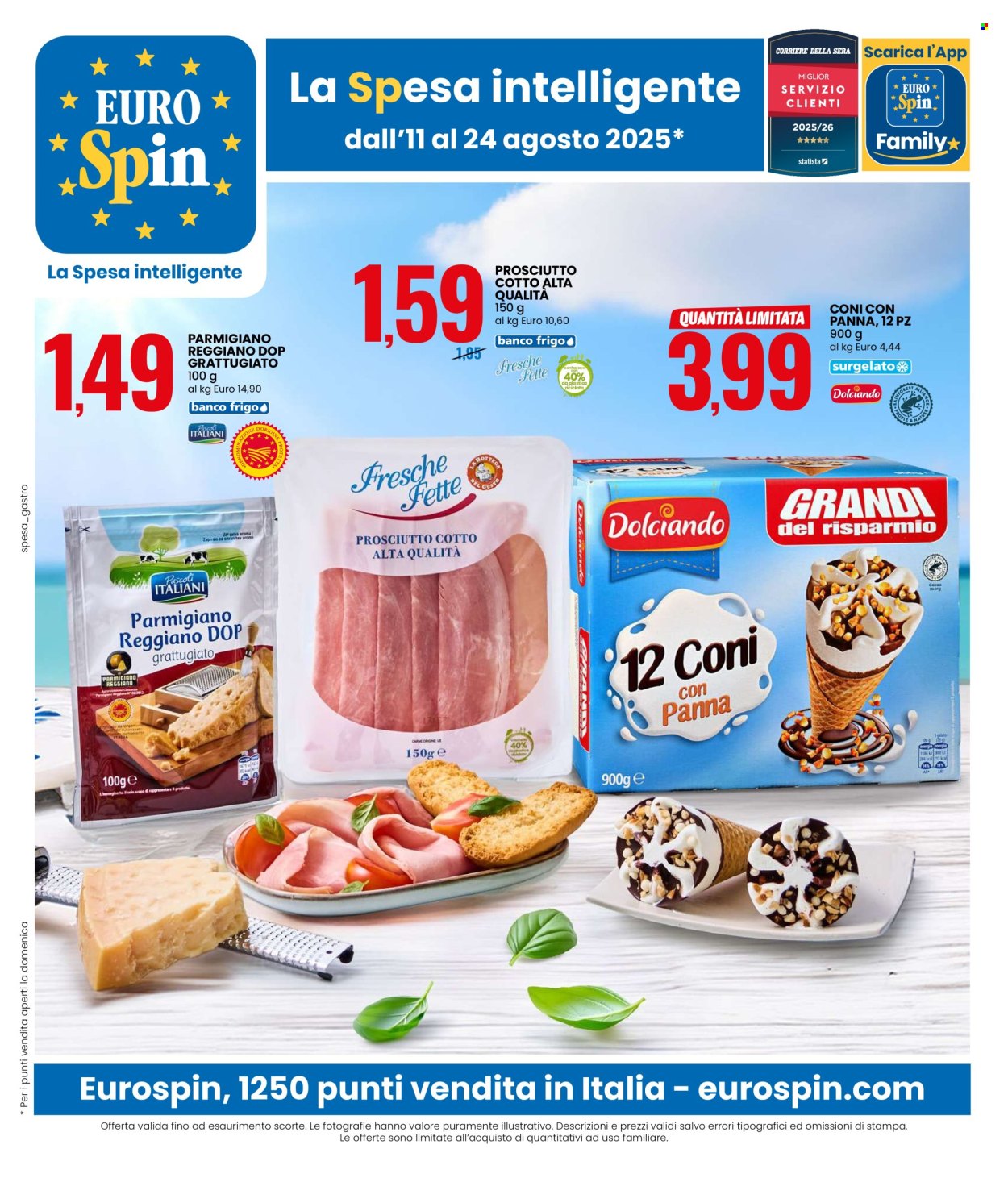 Volantino EuroSpin - 11/8/2025 - 24/8/2025. Pagina 1