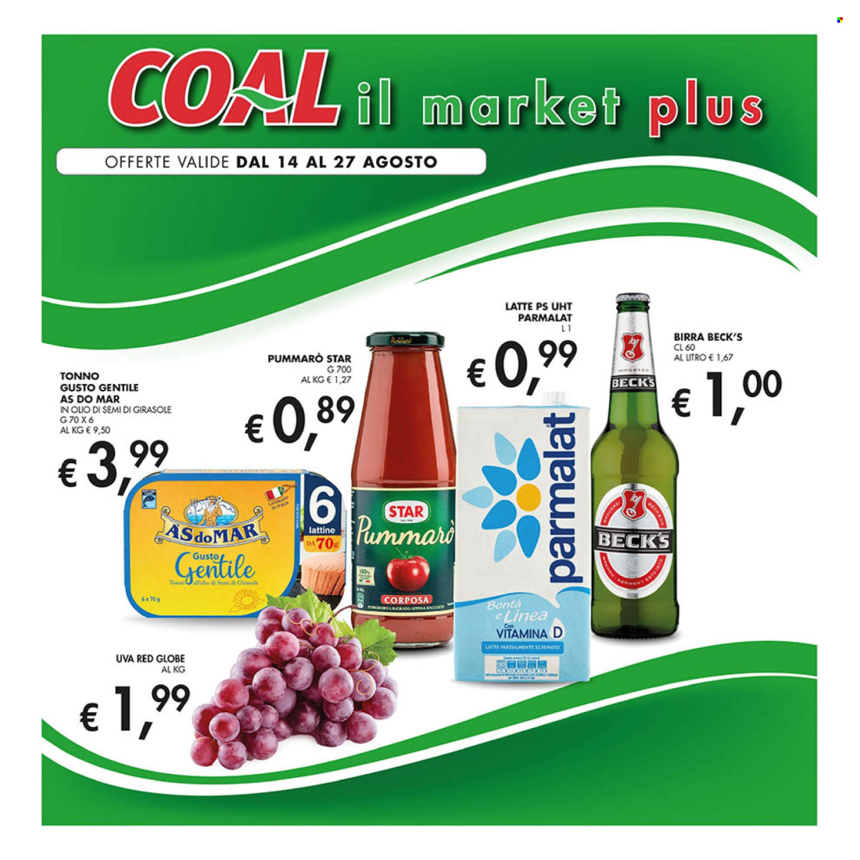 Volantino COAL - 14/8/2025 - 27/8/2025. Pagina 1