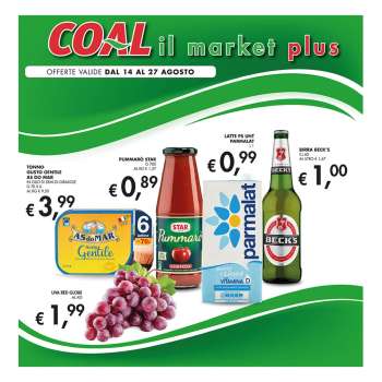 Volantino COAL - 14/8/2025 - 27/8/2025.
