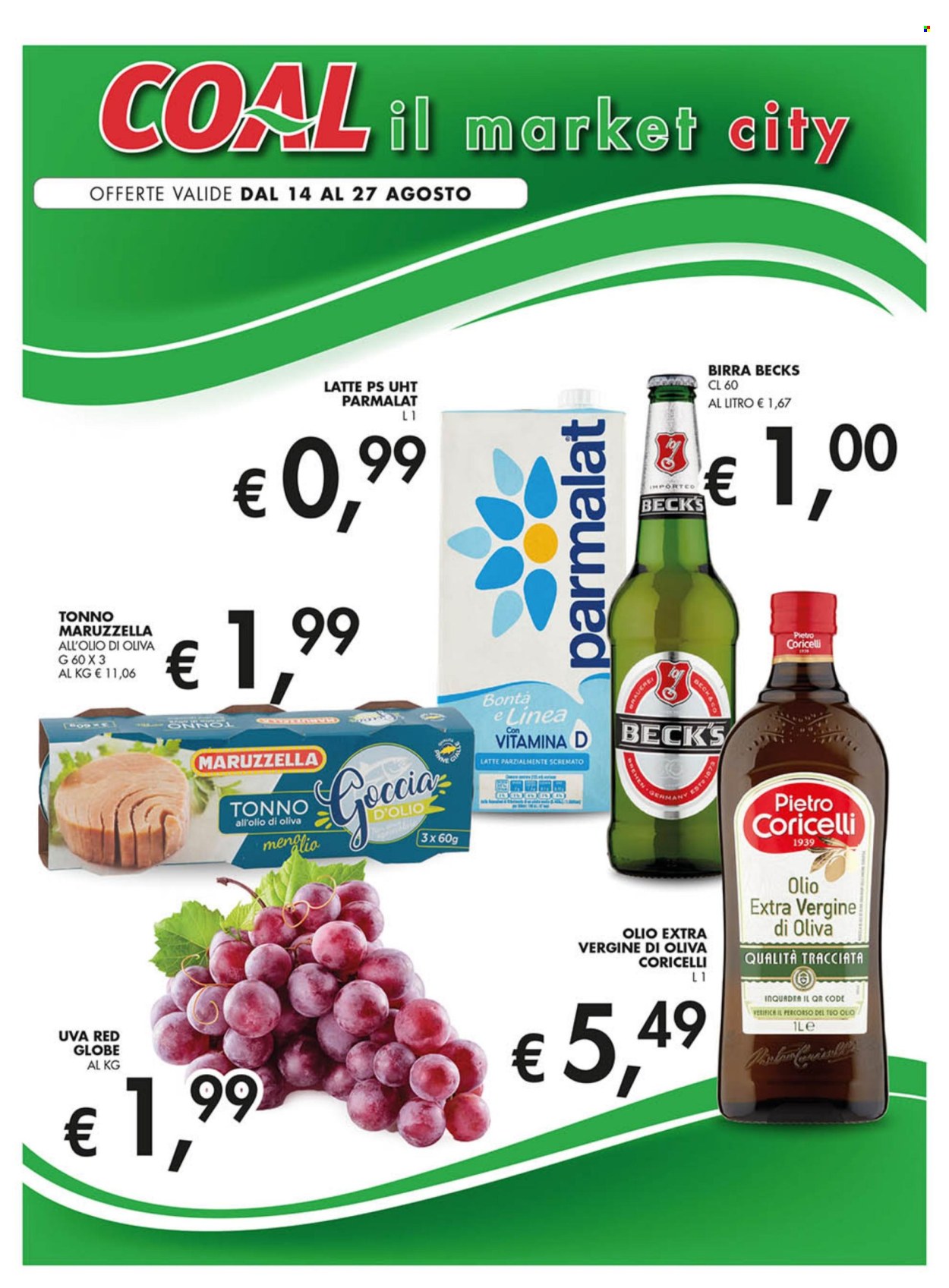 Volantino COAL - 14/8/2025 - 27/8/2025. Pagina 1