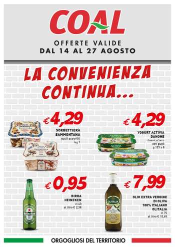 Volantino COAL - 14/8/2025 - 27/8/2025.