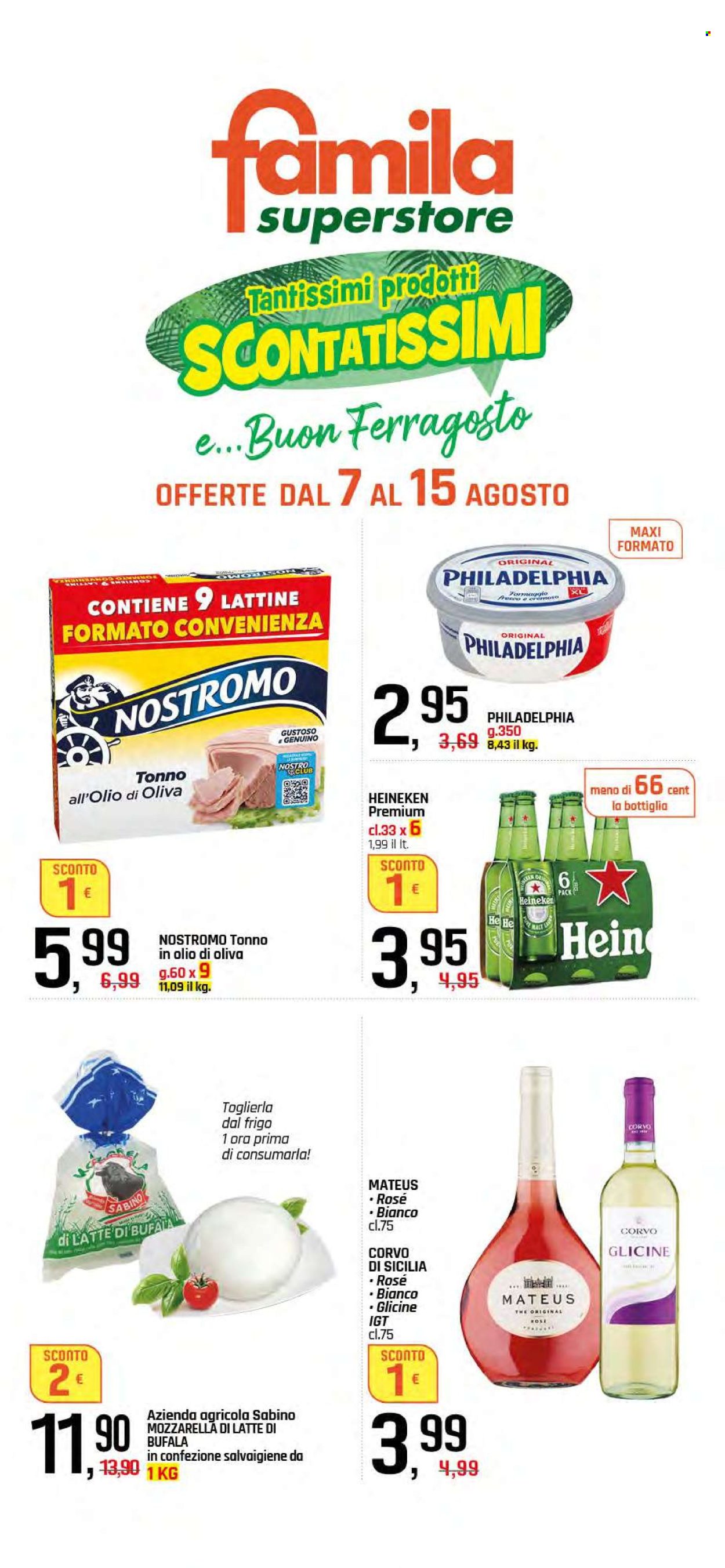 Volantino Famila - 7/8/2025 - 15/8/2025. Pagina 1