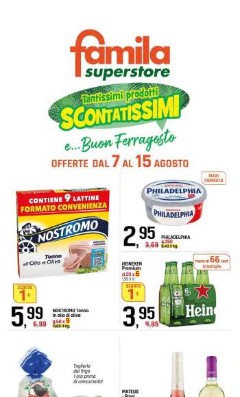 Volantino Famila - 7/8/2025 - 15/8/2025.