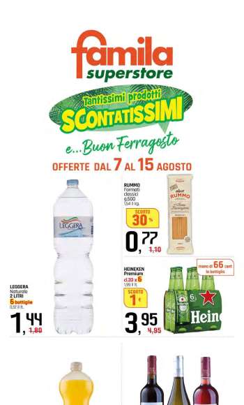 Volantino Famila - 7/8/2025 - 15/8/2025.